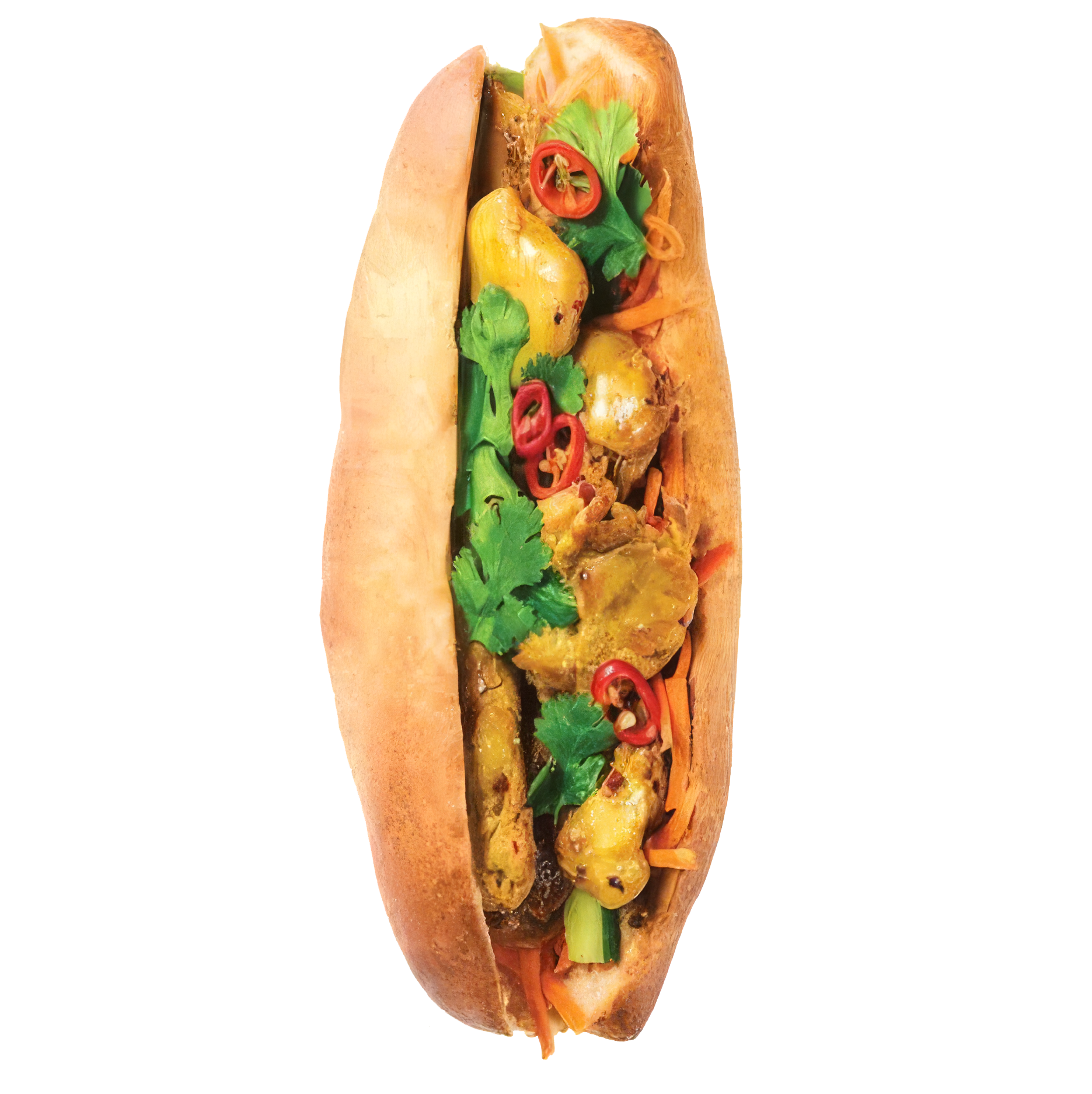 Lemongrass Chilli Chicken Banh Mi