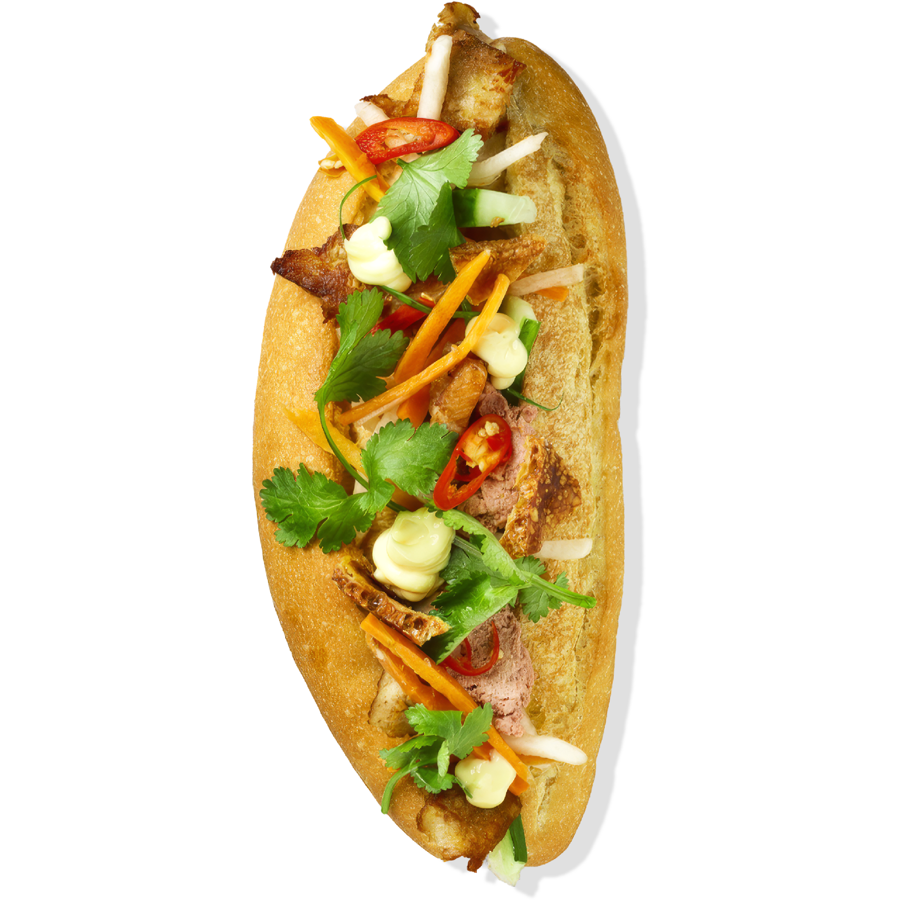 Roast Pork & Crackling Banh Mi