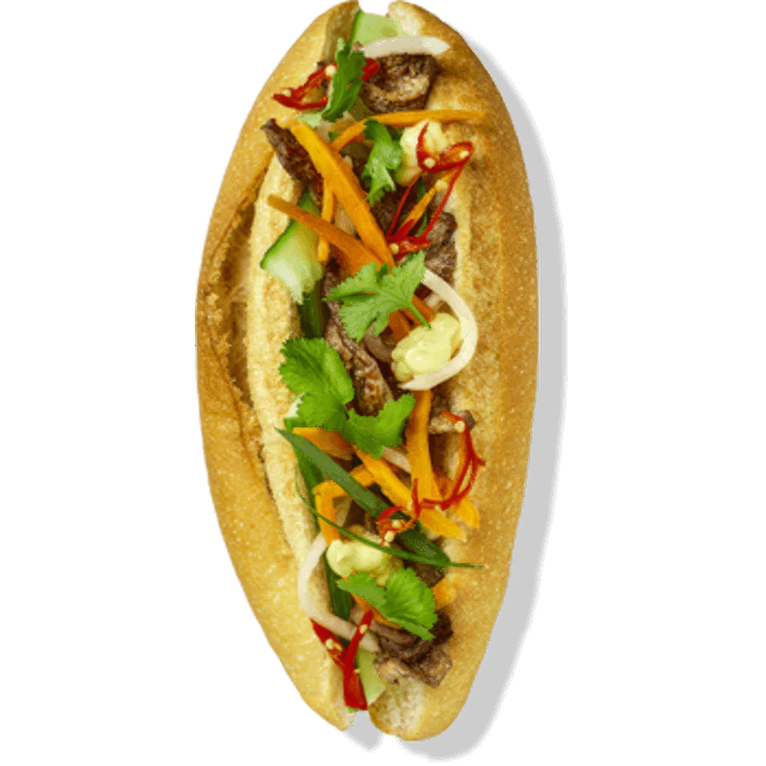 Lemongrass Beef Banh Mi